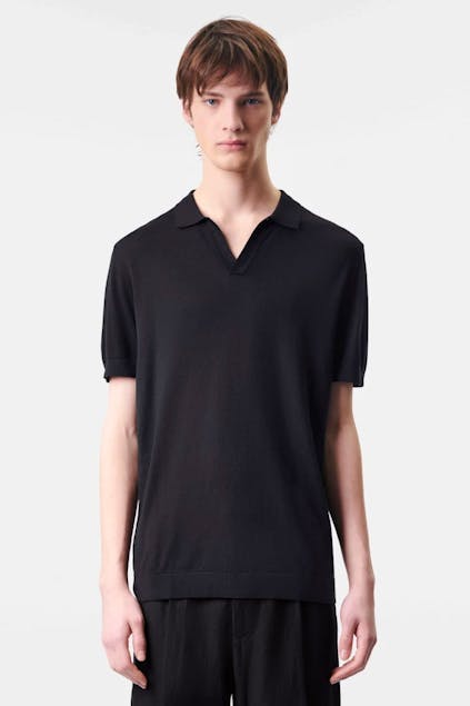 DRYKORN - Knitted Polo In Silk-Cotton Blend