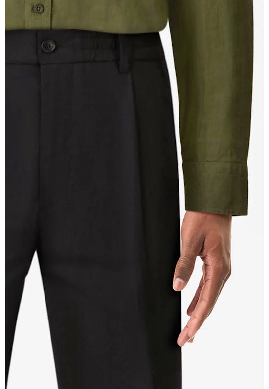 Casual Trousers With Pleats