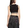 TOMMY HILFIGER JEANS - Taping Cut Out Crop Tank Top