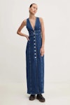 Maxi Dress Button