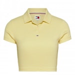 Crop Essential Rib Polo Shirt