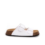 Noelle 24 White Sandals
