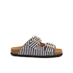 Noelle Navy Blue Raffia