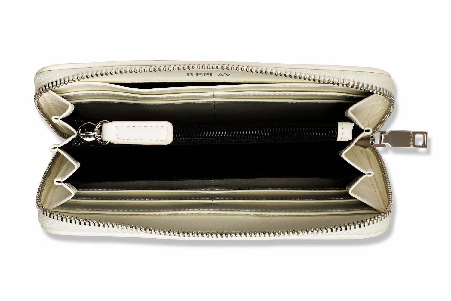 REPLAY - Solid-Coloured Wallet With Zipper