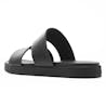CALVIN KLEIN JEANS - Double Strap Leather Sandals