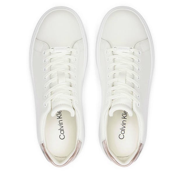 CALVIN KLEIN JEANS - Lace Up Leather Sneakers