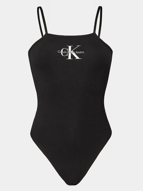 CALVIN KLEIN JEANS - Cotton Stretch Monogram Bodysuit