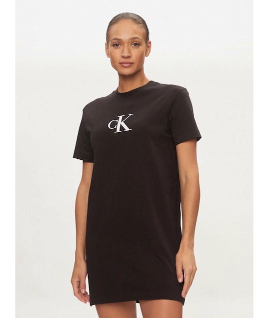 CALVIN KLEIN JEANS - Satin T-shirt Dress