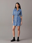 Belted Shirt Dress