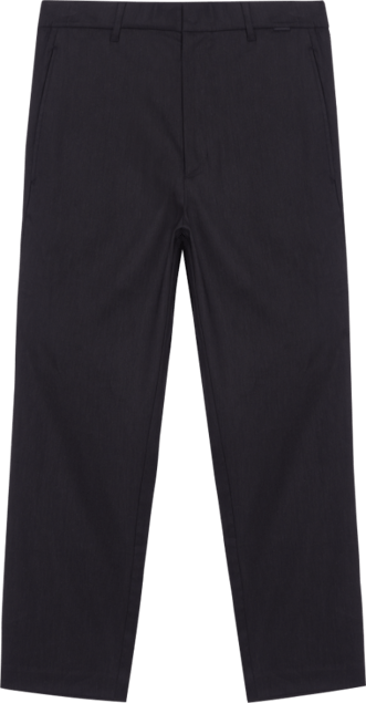 CALVIN KLEIN - Cotton-Linen Cropped Tapered Trousers