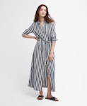 Annalise Striped Shirt Dress