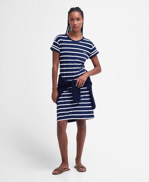 BARBOUR - Otterburn Striped Midi Dress