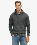 D2 Ovin Contrast Stitch Relaxed Hoodie