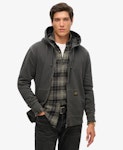 D2 Ovin Contrast Stitch Zip Hood