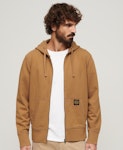 D2 Ovin Contrast Stitch Zip Hood