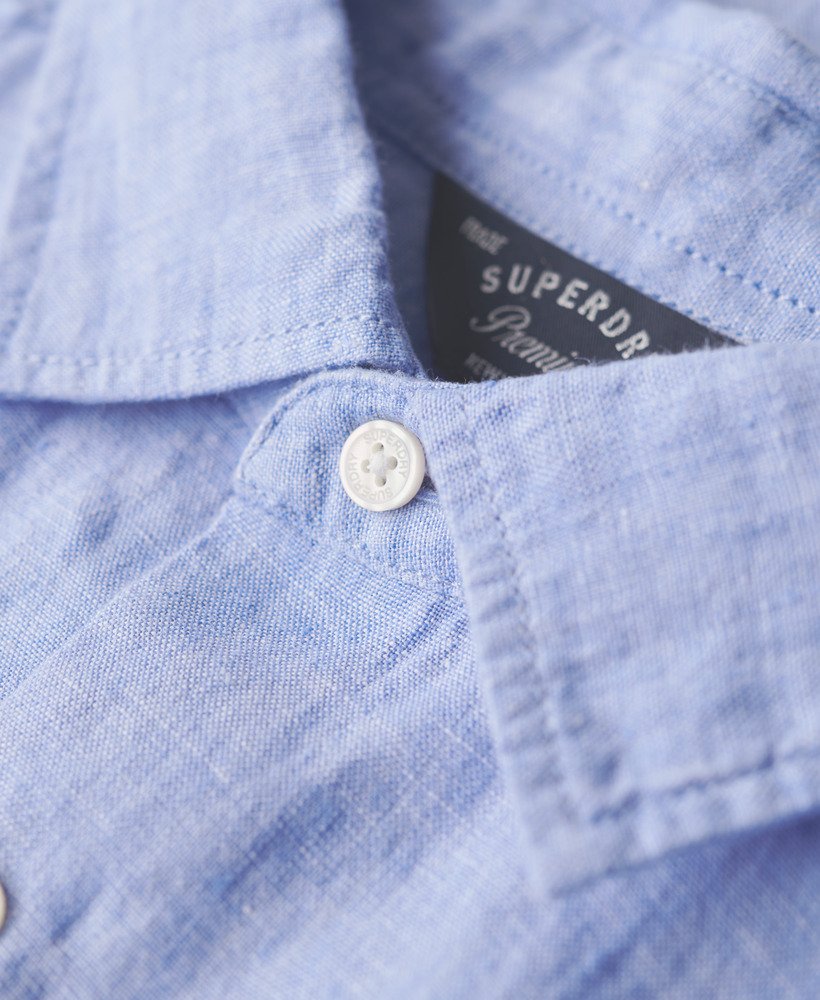 SUPERDRY - Stud Casual Linen Shirt