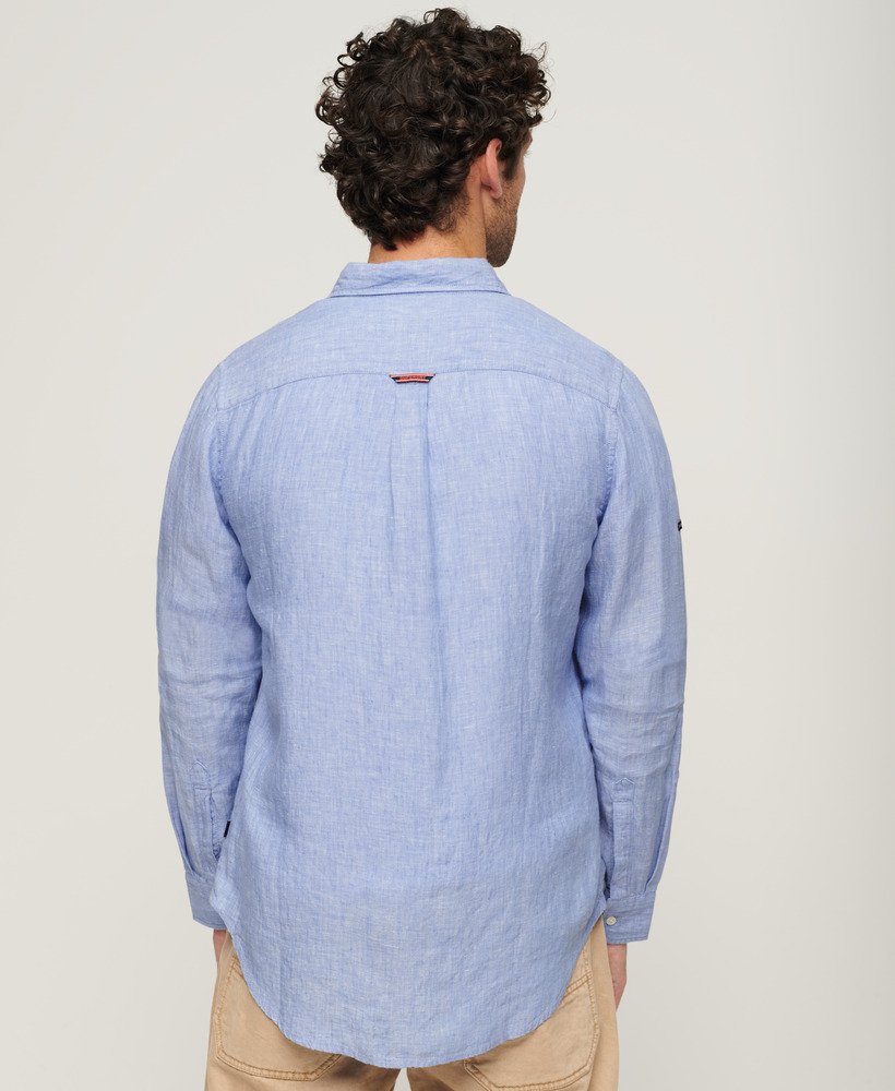 SUPERDRY - Stud Casual Linen Shirt
