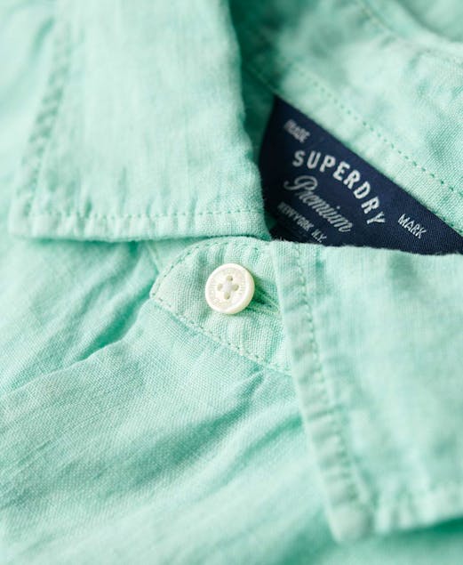SUPERDRY - D2 Stud Casual Linen Shirt