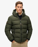 Hooded Sports Puffer Jacket