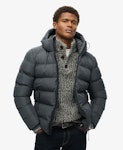 Hooded Sports Puffer Jacket