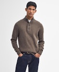 Essential Patch Half Zip Knitted Jumper