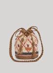 Ximena Straw Bucket Bag