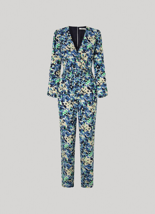 PEPE JEANS - Long Floral Print Jumpsuit