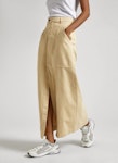 Long Skirt With Front Opening
