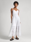 Maxi Dress With Openwork Detail