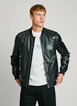 Torno Leather Bomber Jacket