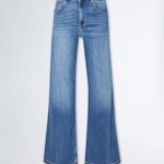 High-waisted super-flared jeans
