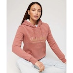 Luxe Metallic Logo Hoodie