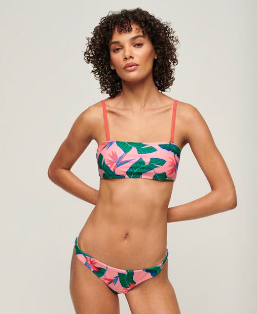 SUPERDRY - D3 Ovin Tropical Bandeau Bikini Top