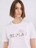 REPLAY - Jersey T-Shirt With Micro Abrasions And Print