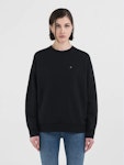 Solid-Colour Regular Fit Sweatshirt