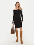 Milana Long Sleeved Ribbed Dress