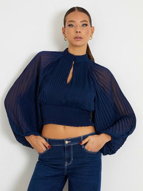 GUESS - Bianca Pleated Blouse