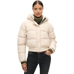 Hooded Sports Puffer Bomber