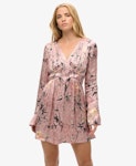 Flare Jacquard Mini Dress