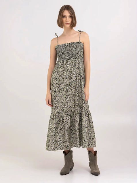 REPLAY - Long Dress With All-Over Print