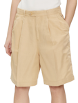 Cotton Linen Bermuda Shorts