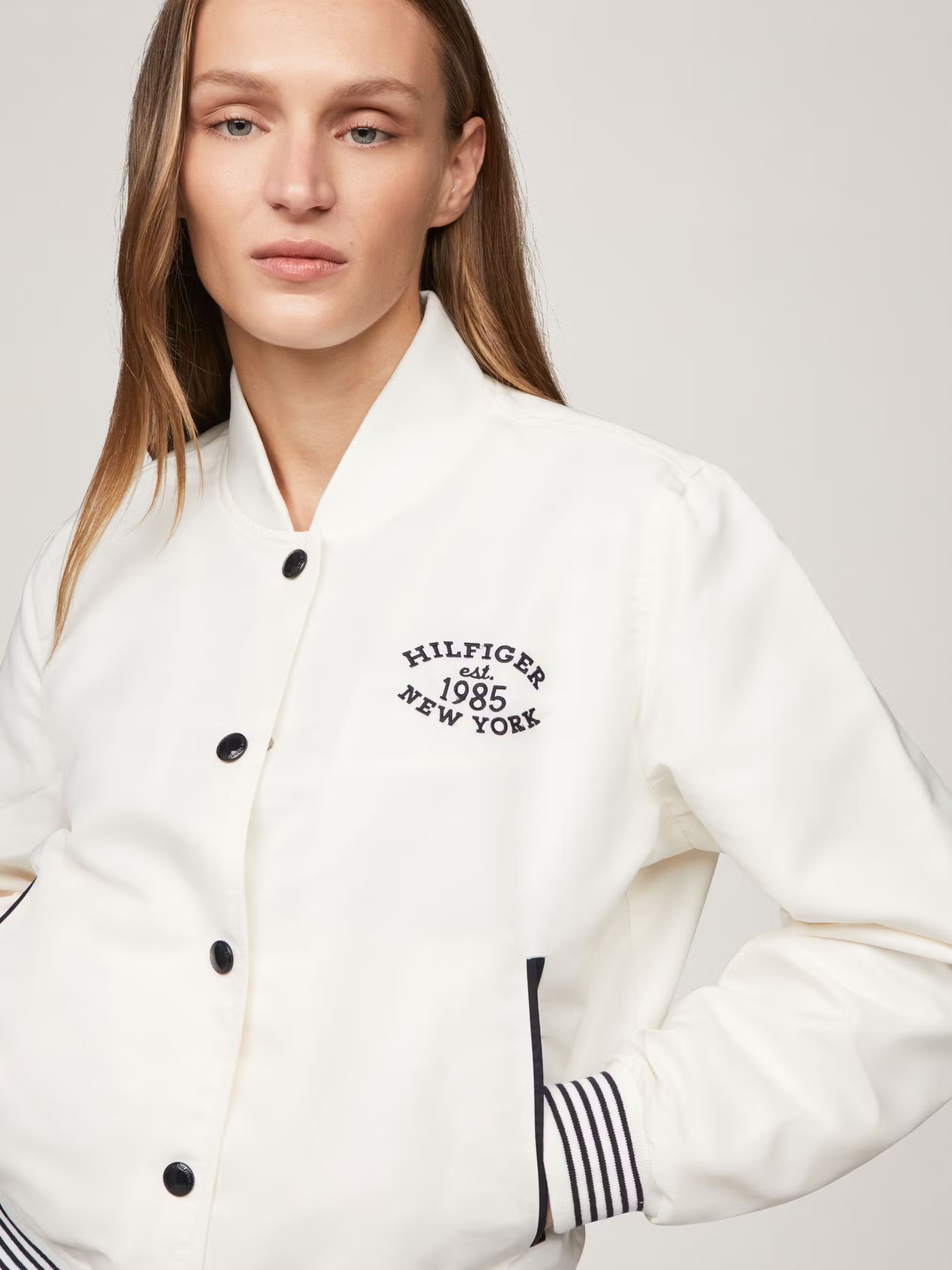 TOMMY HILFIGER - Non Padded Varsity Bomber Jack