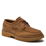 Leather Hybrid Lace-Up Boat Shoes