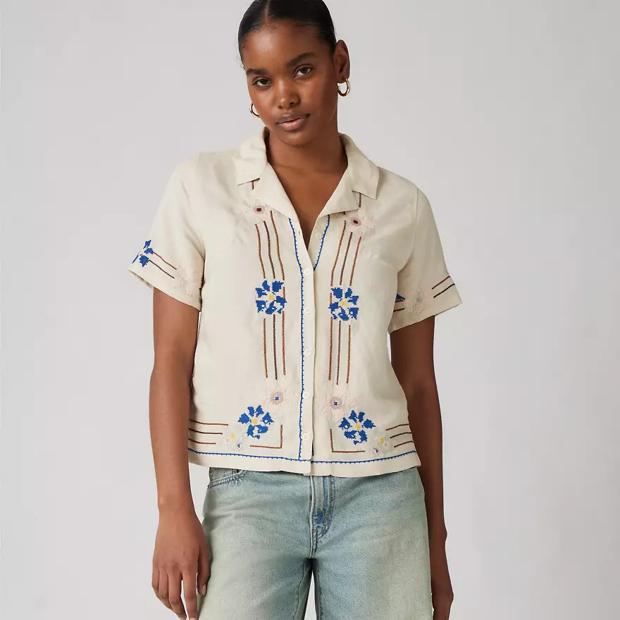 LEVI'S - Sonny Novelty Camp Shirt Neutrals