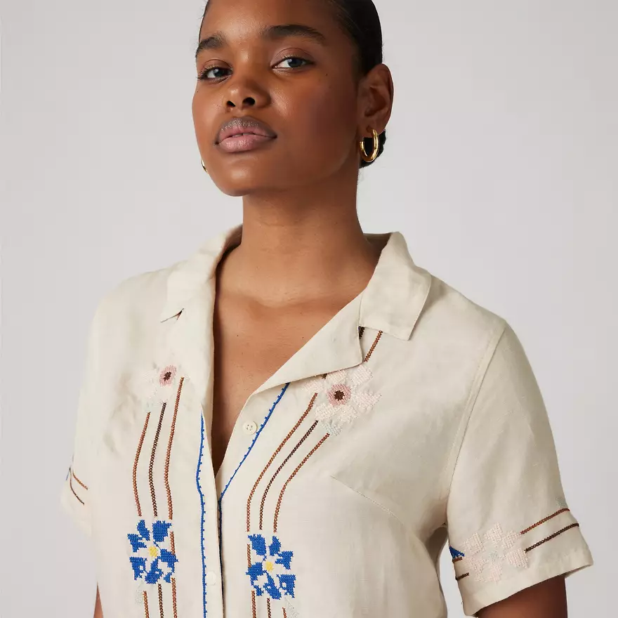 LEVI'S - Sonny Novelty Camp Shirt Neutrals