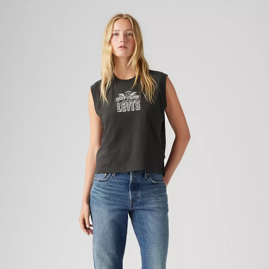 LEVI'S - Boxy Tank Blacks