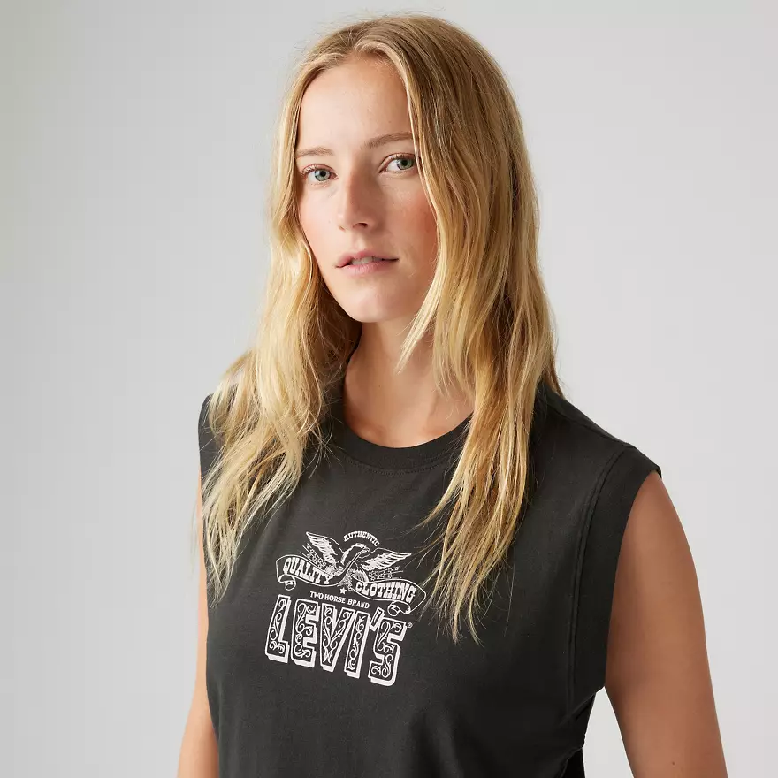 LEVI'S - Boxy Tank Blacks
