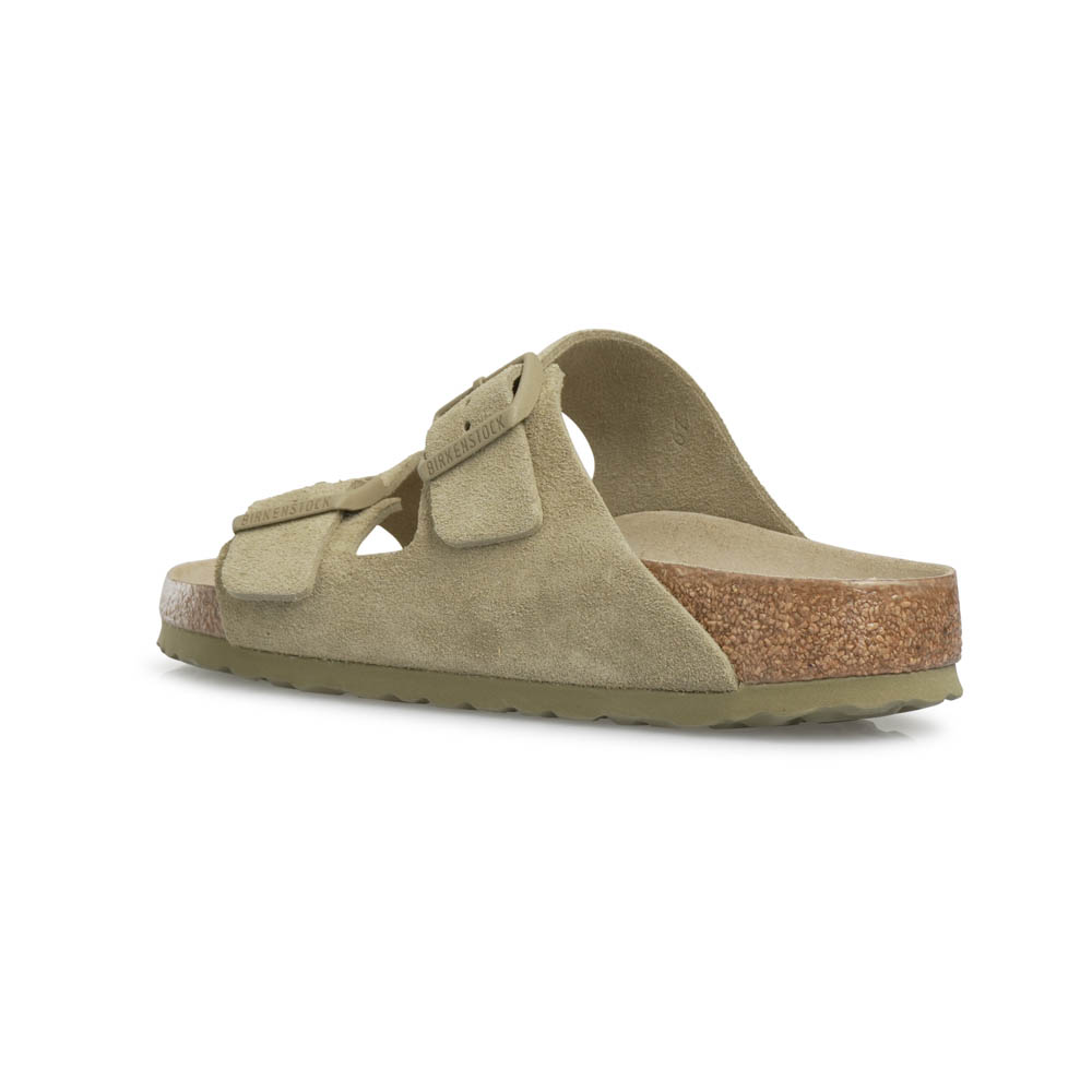 BIRKENSTOCK - Leather Arizona Sfb Leve Faded Khaki Regular Seasonal Unisex