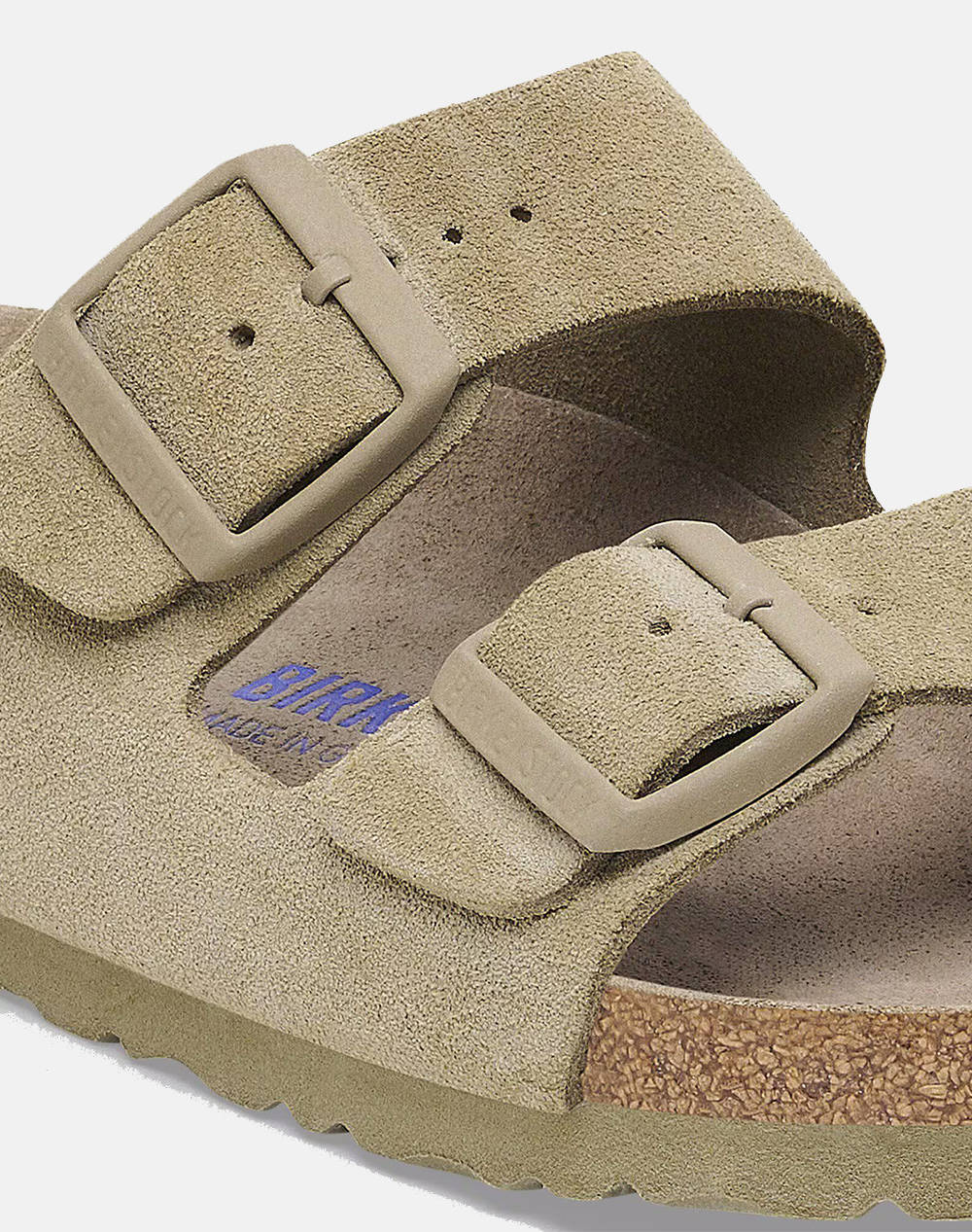 BIRKENSTOCK - Leather Arizona Sfb Leve Faded Khaki Regular Seasonal Unisex