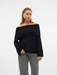 Knitted Offshoulder Pullover